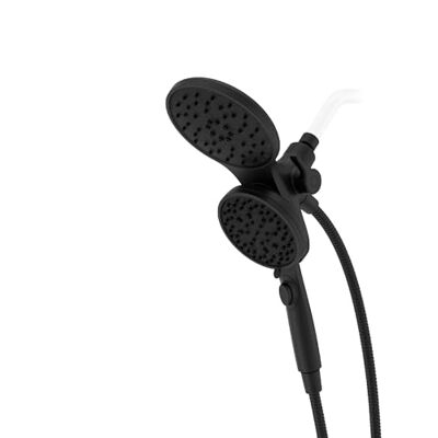 PFISTER HydroFuse Cabezal de ducha y mano con manguera incluida, acoplamiento magnético, 6 funciones, 2.5 GPM, acabado negro mate de defensa contra puntos PFISTER HydroFuse Cabezal de ducha y mano con manguera incluida, acoplamiento magnético, 6 funciones, 2.5 GPM, acabado negro mate de defensa contra puntos
