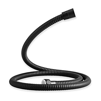 EMKE Manguera de ducha negra de 1,5 m de largo, manguera de ducha prémium de acero inoxidable, manguera de ducha flexible con doble protección contra torsión, con junta tórica antideslizante, EMKE Manguera de ducha negra de 1,5 m de largo, manguera de ducha prémium de acero inoxidable, manguera de ducha flexible con doble protección contra torsión, con junta tórica antideslizante,