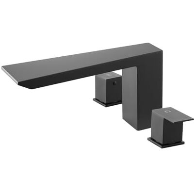 VEVOR Grifo de Bañera Romano con 3 Orificios y 2 Manijas, Acero Inoxidable, Válvula Antigoteo, con Caño Estrecho para Montaje en Cubierta, Ideal para Bañar Mascotas y Adultos, 200 x 230 x 72 mm VEVOR Grifo de Bañera Romano con 3 Orificios y 2 Manijas, Acero Inoxidable, Válvula Antigoteo, con Caño Estrecho para Montaje en Cubierta, Ideal para Bañar Mascotas y Adultos, 200 x 230 x 72 mm