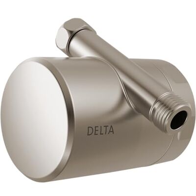 DELTA Faucet Clarifi Accesorio de filtro de ducha estándar con filtro, filtro de agua de ducha, filtro de cabezal de ducha, acero inoxidable DELTA Faucet Clarifi Accesorio de filtro de ducha estándar con filtro, filtro de agua de ducha, filtro de cabezal de ducha, acero inoxidable