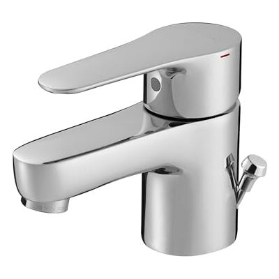 Jacob Delafon Grifo monomando con desagüe automático para lavabo Aireador antical Ahorro de agua Fácil y rápida instalación Latón Cromado E16027-4D-CP Jacob Delafon Grifo monomando con desagüe automático para lavabo Aireador antical Ahorro de agua Fácil y rápida instalación Latón Cromado E16027-4D-CP
