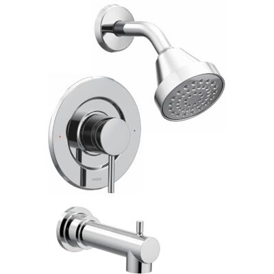 Moen Align Eco-Performance Tub and Shower Faucet Set Only (without 's PosiTemp Shower Valve), Chrome Moen Align Eco-Performance Tub and Shower Faucet Set Only (without 's PosiTemp Shower Valve), Chrome