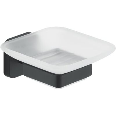 GEDY Tonga Negro mate de pared - Jabonera de pared GEDY Tonga Negro mate de pared - Jabonera de pared