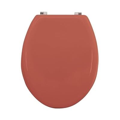 Tapa de inodoro MSV Cléo - MDF Terracota - Bisagras de acero inoxidable Tapa de inodoro MSV Cléo - MDF Terracota - Bisagras de acero inoxidable