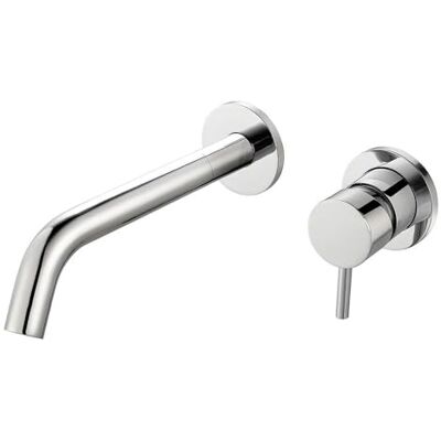 OXEN Grifo monomando de lavabo para empotrar ROUND Fabricado en latón y acabado cromo brillo, con maneta de diseño. Monomando empotrable ahorra espacio OXEN Grifo monomando de lavabo para empotrar ROUND Fabricado en latón y acabado cromo brillo, con maneta de diseño. Monomando empotrable ahorra espacio