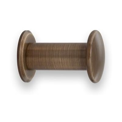 Gancho de Pared EVI Herrajes - Acabado en Cuero Vintage - 46x30mm - Hardware de Montaje en Pared Gancho de Pared EVI Herrajes - Acabado en Cuero Vintage - 46x30mm - Hardware de Montaje en Pared