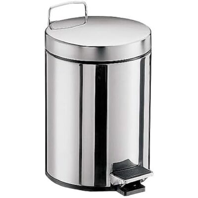 Contenedor de basura emco system 2 - Acero inoxidable, 5L, redondo, modelo de pie Contenedor de basura emco system 2 - Acero inoxidable, 5L, redondo, modelo de pie