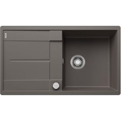 Blanco METRA 5 S-F, SILGRANIT volcánico, tipo de montaje: empotrable, reversible, con mando a distancia, armario bajo 50, gran cuenca, superficie fácil de limpiar Blanco METRA 5 S-F, SILGRANIT volcánico, tipo de montaje: empotrable, reversible, con mando a distancia, armario bajo 50, gran cuenca, superficie fácil de limpiar