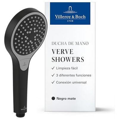 Villeroy & Boch Ducha Universal Cabezal negro mate Villeroy & Boch Ducha Universal Cabezal negro mate