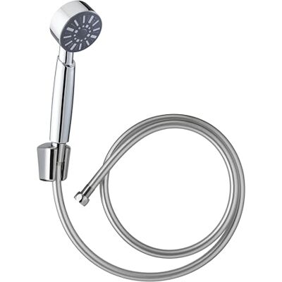 Wirquin Combine trío Easy 1 Jet Stop Flexible PVC Silver 1 m 75, Cromado Wirquin Combine trío Easy 1 Jet Stop Flexible PVC Silver 1 m 75, Cromado