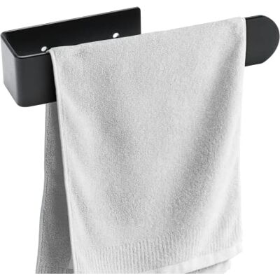 BILLYBATH Sostén de Toallas Negro - Soporte para Toallas de Baño BILLYBATH Sostén de Toallas Negro - Soporte para Toallas de Baño