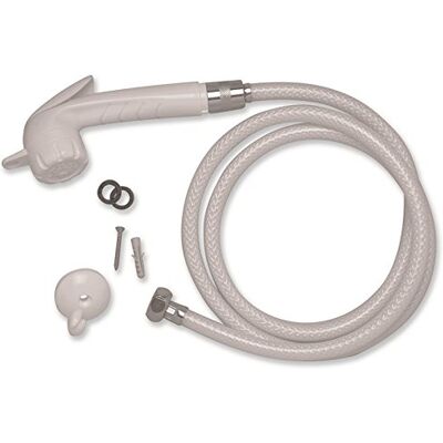 ACQUASTILLA Doccetta a pulsante bianca con tubo ACQUASTILLA Doccetta a pulsante bianca con tubo