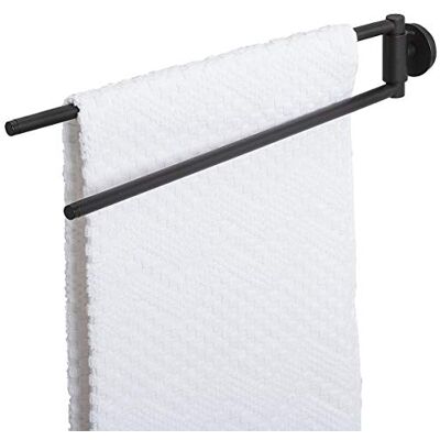 Tiger Urban Toallero de 2 Barras, Negro Tiger Urban Toallero de 2 Barras, Negro