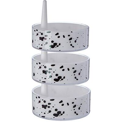 Conjunto de Almacenamiento Giratorio de plástico con 3 piezas de Premier Housewares - Set de almacenamiento Conjunto de Almacenamiento Giratorio de plástico con 3 piezas de Premier Housewares - Set de almacenamiento