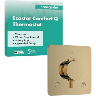 Hansgrohe Ecostat Comfort Q Termostato - Seguridad infantil, Ahorro de espacio Hansgrohe Ecostat Comfort Q Termostato - Seguridad infantil, Ahorro de espacio