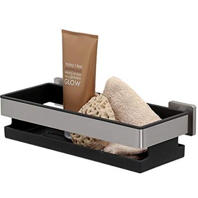 Tiger Dock Cesta de Ducha, Acero Inoxidable Cepillado, 30 x 8 x 13.8 cm Tiger Dock Cesta de Ducha, Acero Inoxidable Cepillado, 30 x 8 x 13.8 cm