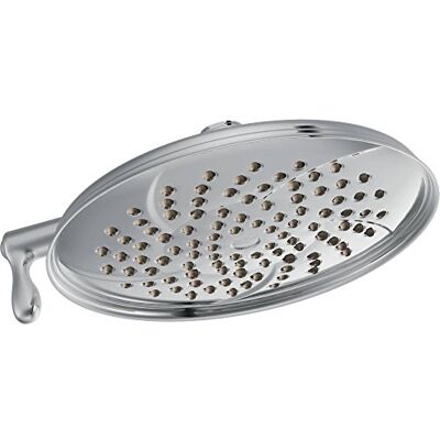Moen Isabel Cabezal de ducha de dos funciones con tecnología de inmersión a 2,5 GPM, color cromado Moen Isabel Cabezal de ducha de dos funciones con tecnología de inmersión a 2,5 GPM, color cromado