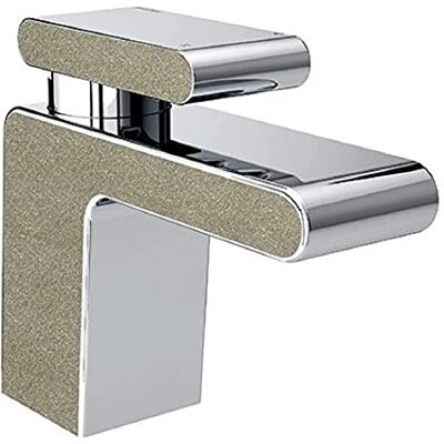 Bristan Metallix-Grifo Mezclador para Lavabo, Color champán, Champagne Shimmer Bristan Metallix-Grifo Mezclador para Lavabo, Color champán, Champagne Shimmer