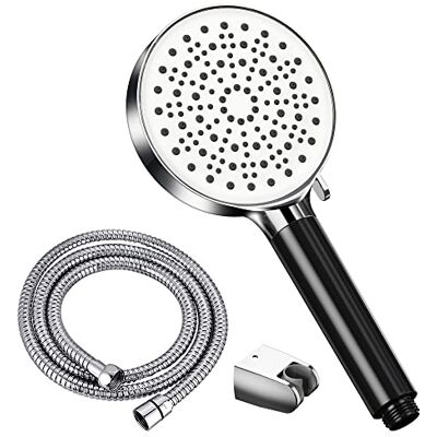 EMKE Cabezal de ducha que ahorra agua con manguera, cabezal de ducha de ahorro de agua con filtro, ducha de lluvia, juego de cabezal de ducha económico, cabezal de ducha que aumenta la presión, ducha EMKE Cabezal de ducha que ahorra agua con manguera, cabezal de ducha de ahorro de agua con filtro, ducha de lluvia, juego de cabezal de ducha económico, cabezal de ducha que aumenta la presión, ducha