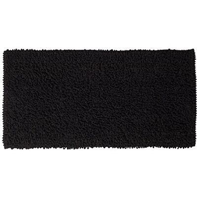 sealskin Alfombra de Baño Antideslizante Absorbente Twist, 60 x 120 x 3 cm, Poliéster, Antracita sealskin Alfombra de Baño Antideslizante Absorbente Twist, 60 x 120 x 3 cm, Poliéster, Antracita