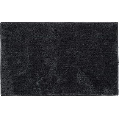 sealskin Doux Alfombra de baño 50x80 cm, poliéster, Color Gris Oscuro sealskin Doux Alfombra de baño 50x80 cm, poliéster, Color Gris Oscuro