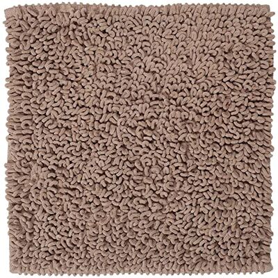 sealskin Alfombra de Baño Antideslizante Absorbente Twist, 60 x 60 x 3 cm, Poliéster, Marrón sealskin Alfombra de Baño Antideslizante Absorbente Twist, 60 x 60 x 3 cm, Poliéster, Marrón