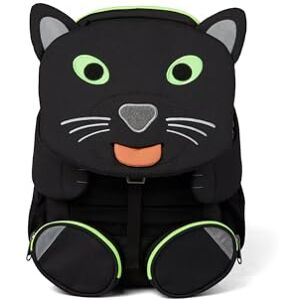 Affenzahn Pantera, Mochila De Jardín Infantes Unisex Niños, Negro, Talla Única Affenzahn Pantera, Mochila De Jardín Infantes Unisex Niños, Negro, Talla Única