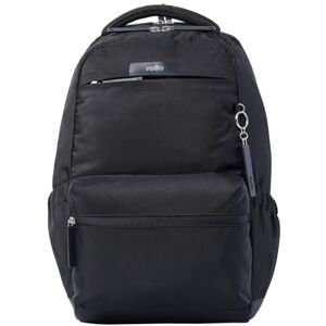 TOTTO Mochila para Ordenador Portátil de 16 Pulgadas, Modelo Comfort, Capacidad 24 L, 2 Compartimentos, Bolsillos Botella, Correa para Maleta, Espaldar Ergonómico, Color Negro TOTTO Mochila para Ordenador Portátil de 16 Pulgadas, Modelo Comfort, Capacidad 24 L, 2 Compartimentos, Bolsillos Botella, Correa para Maleta, Espaldar Ergonómico, Color Negro