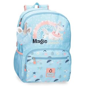 Mochila Pompón Azul Claro Ver adjustable Enso Magic Summer - Mochila Mochila Pompón Azul Claro Ver adjustable Enso Magic Summer - Mochila