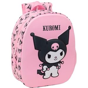 Safta KUROMI 3D Mochila Escolar, con Diseño 3D, Adaptable a Carro, Ideal para Niños de Diferentes Edades, Cómoda y Versátil, Calidad y Resistencia, 27x10x33 cm Safta KUROMI 3D Mochila Escolar, con Diseño 3D, Adaptable a Carro, Ideal para Niños de Diferentes Edades, Cómoda y Versátil, Calidad y Resistencia, 27x10x33 cm