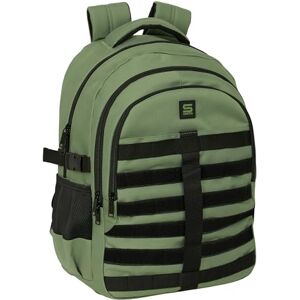 Safta VERDE Mochila Cross Doble, para Uso Diario, Ideal para Niños de Diferentes Edades, Cómoda y Versátil, Calidad y Resistencia, 34x15x46 cm Safta VERDE Mochila Cross Doble, para Uso Diario, Ideal para Niños de Diferentes Edades, Cómoda y Versátil, Calidad y Resistencia, 34x15x46 cm