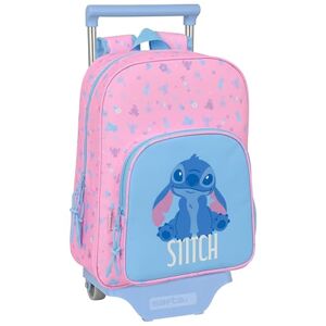 Safta Stitch Bright Mochila Infantil con Carro 705, Ideal para Niños de Diferentes Edades, Cómoda y Versátil, Calidad y Resistencia, 26x11x34 cm Safta Stitch Bright Mochila Infantil con Carro 705, Ideal para Niños de Diferentes Edades, Cómoda y Versátil, Calidad y Resistencia, 26x11x34 cm