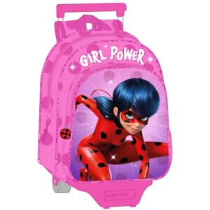 Safta - Mochila 185+Carro 705 Ladybug 26X34X11Cm, Multicolor () Safta - Mochila 185+Carro 705 Ladybug 26X34X11Cm, Multicolor ()