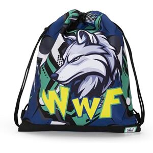 Franco Cosimo Panini WWF Bolsa con cordón oficial WWF, compacta y versátil, ideal para gimnasio, escuela, viajes, merienda, idea de regalo para niños y adolescentes, 35 x 42 x 2 cm, azul, turquesa, Franco Cosimo Panini WWF Bolsa con cordón oficial WWF, compacta y versátil, ideal para gimnasio, escuela, viajes, merienda, idea de regalo para niños y adolescentes, 35 x 42 x 2 cm, azul, turquesa,