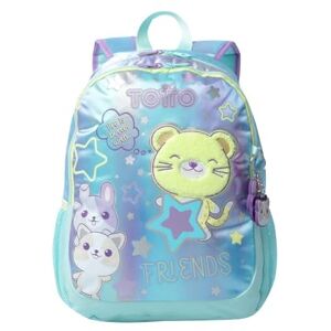 TOTTO Mochila Infantil, Modelo Friends Ted M, Mochila Mediana, Capacidad 16 L, 2 Compartimentos, 2 Bolsillos Botella, Organizador Interno, Correas Acolchadas, Resistente y Duradera, Color Morado TOTTO Mochila Infantil, Modelo Friends Ted M, Mochila Mediana, Capacidad 16 L, 2 Compartimentos, 2 Bolsillos Botella, Organizador Interno, Correas Acolchadas, Resistente y Duradera, Color Morado