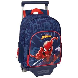Safta SPIDERMAN Mochila Infantil con Carro 705, Ideal para Niños de Diferentes Edades, Cómoda y Versátil, Calidad y Resistencia, 27x10x33 cm Safta SPIDERMAN Mochila Infantil con Carro 705, Ideal para Niños de Diferentes Edades, Cómoda y Versátil, Calidad y Resistencia, 27x10x33 cm
