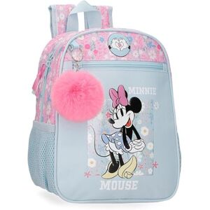 Minnie Mochila Azul Claro - Bolsa Escolar Minnie Mochila Azul Claro - Bolsa Escolar