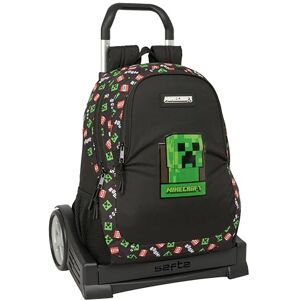 Safta Minecraft 22.5L 32x44x16 Cm Wheeled Backpack One Size Safta Minecraft 22.5L 32x44x16 Cm Wheeled Backpack One Size