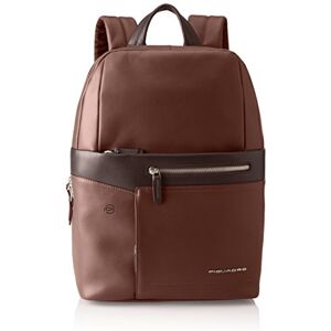 PIQUADRO CARY Mochila de Cuero Bicolor - Hasta 13.3" - Mochilas PIQUADRO CARY Mochila de Cuero Bicolor - Hasta 13.3" - Mochilas
