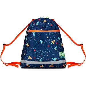 SJ GANG STYLE JAM GANG Sakki Bag, azul, Spaceship Trip, bolsa escolar primaria y secundaria, para niño, turquesa, Talla única, Mochilas rucksack SJ GANG STYLE JAM GANG Sakki Bag, azul, Spaceship Trip, bolsa escolar primaria y secundaria, para niño, turquesa, Talla única, Mochilas rucksack