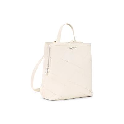 Desigual mochila pequeña de la colección de accesorios, Beige, Talla única Desigual mochila pequeña de la colección de accesorios, Beige, Talla única