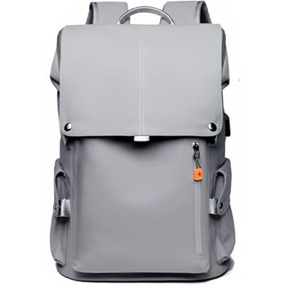 FANDARE Mochila para Laptop Mochila de Viaje de Negocios con Bloqueo de Puerto de Carga USB & Cinturón Reflectante Mochila Trabajo Mochilas para portátiles netbooks Mochilas Tipo Casual Gris A FANDARE Mochila para Laptop Mochila de Viaje de Negocios con Bloqueo de Puerto de Carga USB & Cinturón Reflectante Mochila Trabajo Mochilas para portátiles netbooks Mochilas Tipo Casual Gris A