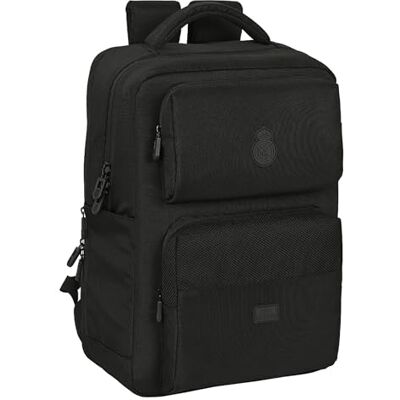 Safta Mochila Real Madrid Viaje Gran Capacidad y Respaldo Acolchado Licencia Oficial Resistente Niños, Jóvenes y Adultos Safta Mochila Real Madrid Viaje Gran Capacidad y Respaldo Acolchado Licencia Oficial Resistente Niños, Jóvenes y Adultos