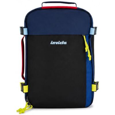 Invicta Packly Mochila de Viaje y Negocios para Portátil 15,6 Pulgadas, Equipaje de Mano para Cabina, Compartimento para Botella de Agua, Mochila Unisex para Trabajo y Viajes, Azul Invicta Packly Mochila de Viaje y Negocios para Portátil 15,6 Pulgadas, Equipaje de Mano para Cabina, Compartimento para Botella de Agua, Mochila Unisex para Trabajo y Viajes, Azul
