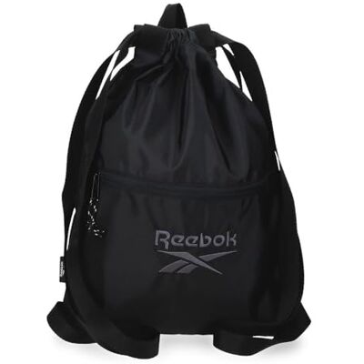 Reebok Dena Mochila Saco, Negro, 35x46 cms Reebok Dena Mochila Saco, Negro, 35x46 cms