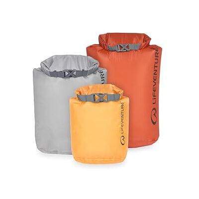 Lifeventure Bolsa Seca Ultraligera multipaquete, Tela siliconada Rip-Stop con Costuras Totalmente Selladas (1L, 2L, 5L), Tonos Tierra Lifeventure Bolsa Seca Ultraligera multipaquete, Tela siliconada Rip-Stop con Costuras Totalmente Selladas (1L, 2L, 5L), Tonos Tierra