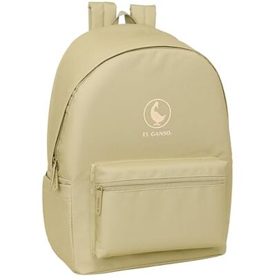 Safta EL GANSO BASICS ARENA Mochila para Portátil 15.6" y USB, Ideal para Jóvenes de Diferentes Edades, Tejido Reciclado, Cómoda y Versátil, Calidad y Resistencia, 31x18x44 cm Safta EL GANSO BASICS ARENA Mochila para Portátil 15.6" y USB, Ideal para Jóvenes de Diferentes Edades, Tejido Reciclado, Cómoda y Versátil, Calidad y Resistencia, 31x18x44 cm