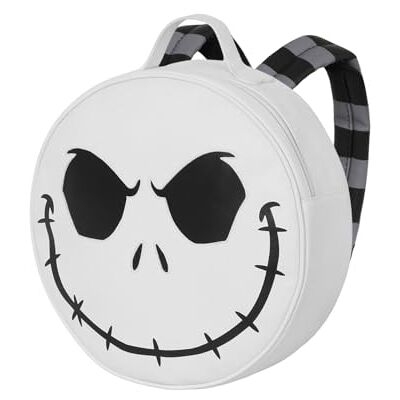Disney Pesadilla Antes de Navidad Bone-Mochila Redonda, Blanco Disney Pesadilla Antes de Navidad Bone-Mochila Redonda, Blanco