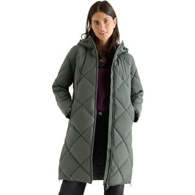 Cecil Abrigo de mujer con mochila Strings, verde oliva, M Cecil Abrigo de mujer con mochila Strings, verde oliva, M