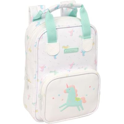 Safta PREESCOLAR UNICORNIO Mochila Infantil, Adaptable con Asas, Tejido Reciclable, Ideal para Niños de Diferentes Edades, Cómoda y Versátil, Calidad y Resistencia, 20x8x28 cm Safta PREESCOLAR UNICORNIO Mochila Infantil, Adaptable con Asas, Tejido Reciclable, Ideal para Niños de Diferentes Edades, Cómoda y Versátil, Calidad y Resistencia, 20x8x28 cm